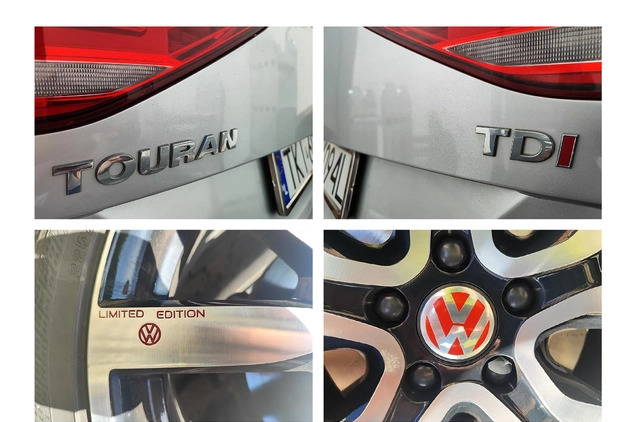 Volkswagen Touran cena 54900 przebieg: 214073, rok produkcji 2016 z Słupca małe 781